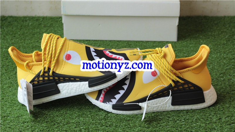 Adidas Pharrell Williams NMD Human Race Camo Bape Yellow
